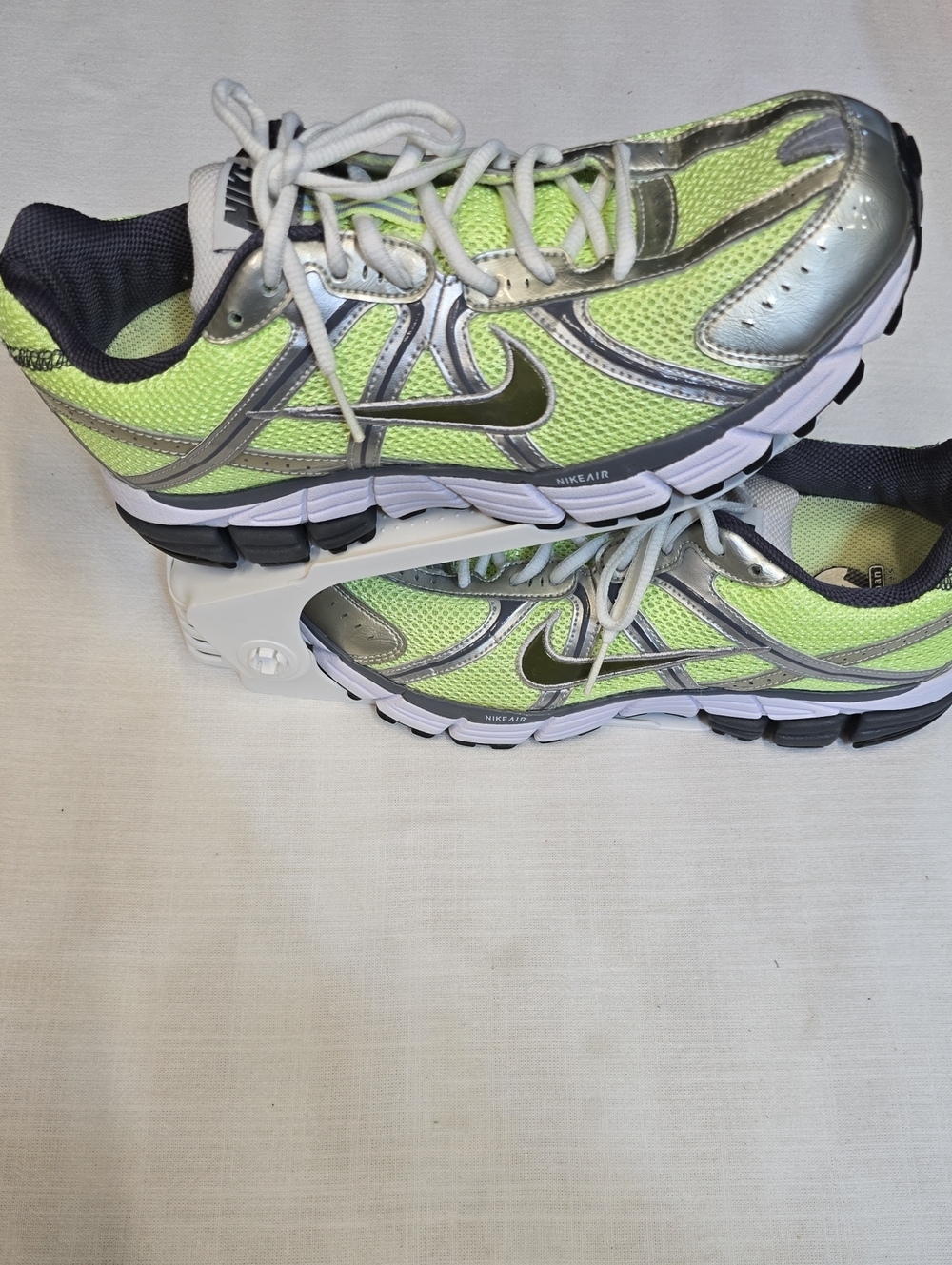 Nike Womens  Lime Green & Silver Running Sneakers